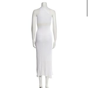 Jacquemus White One-Shoulder Dress
